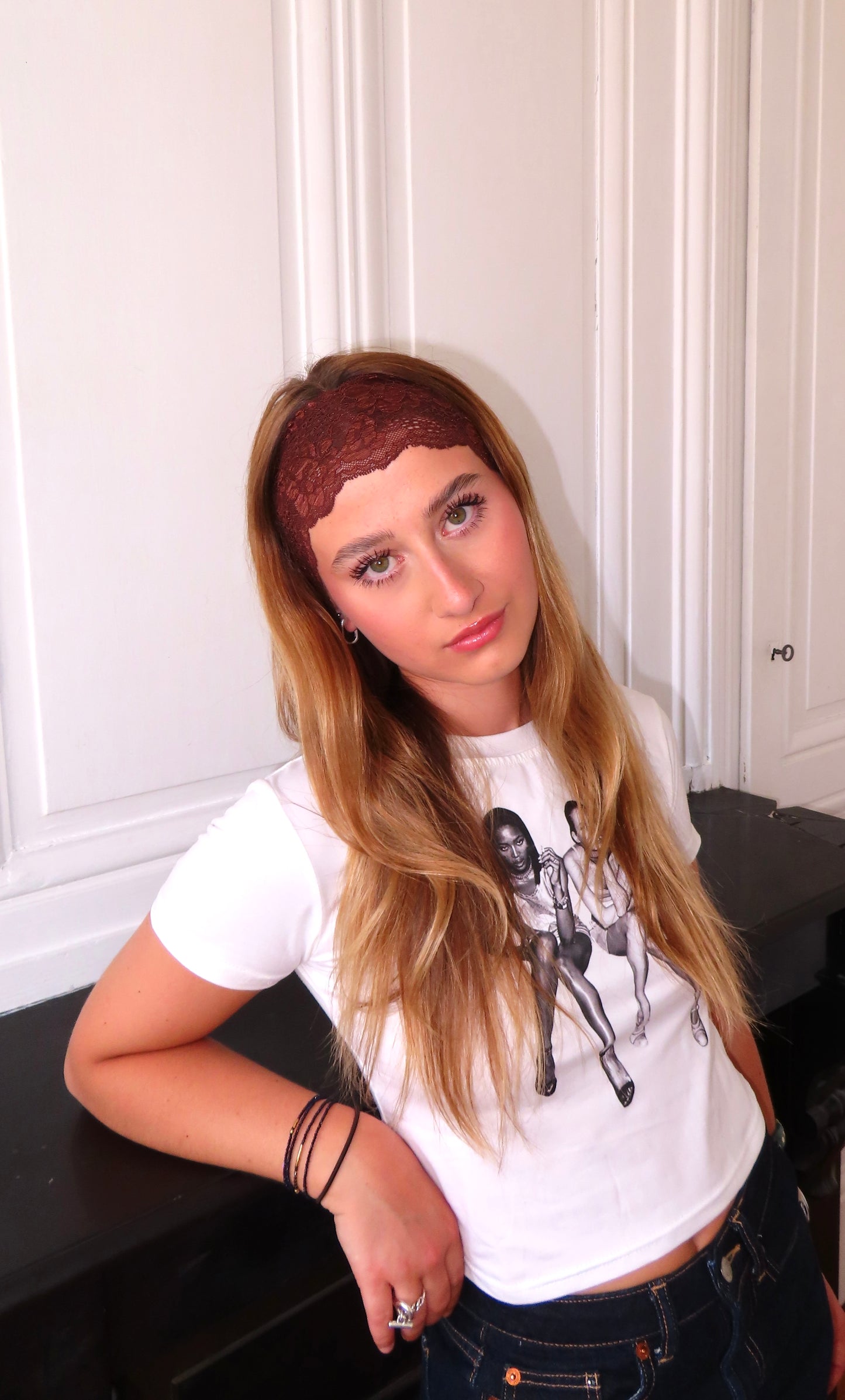Bandeau Jane Marron