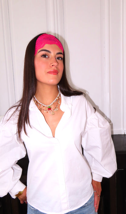Bandeau Jane Fushia