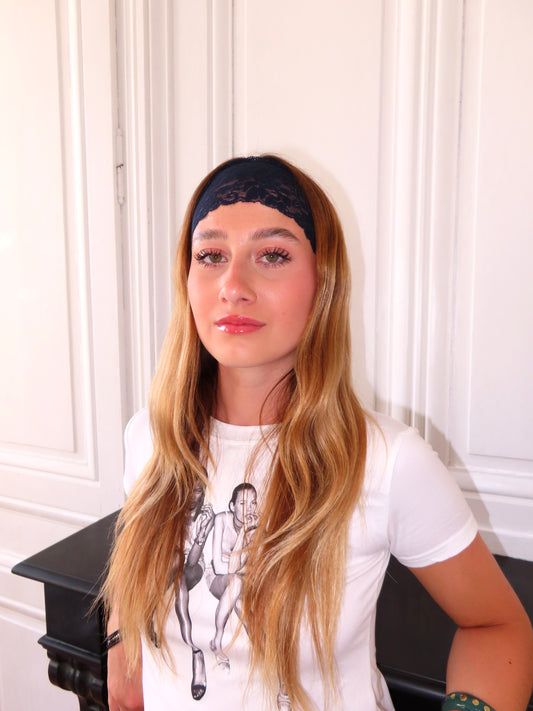 Bandeau Mia Bleu marine
