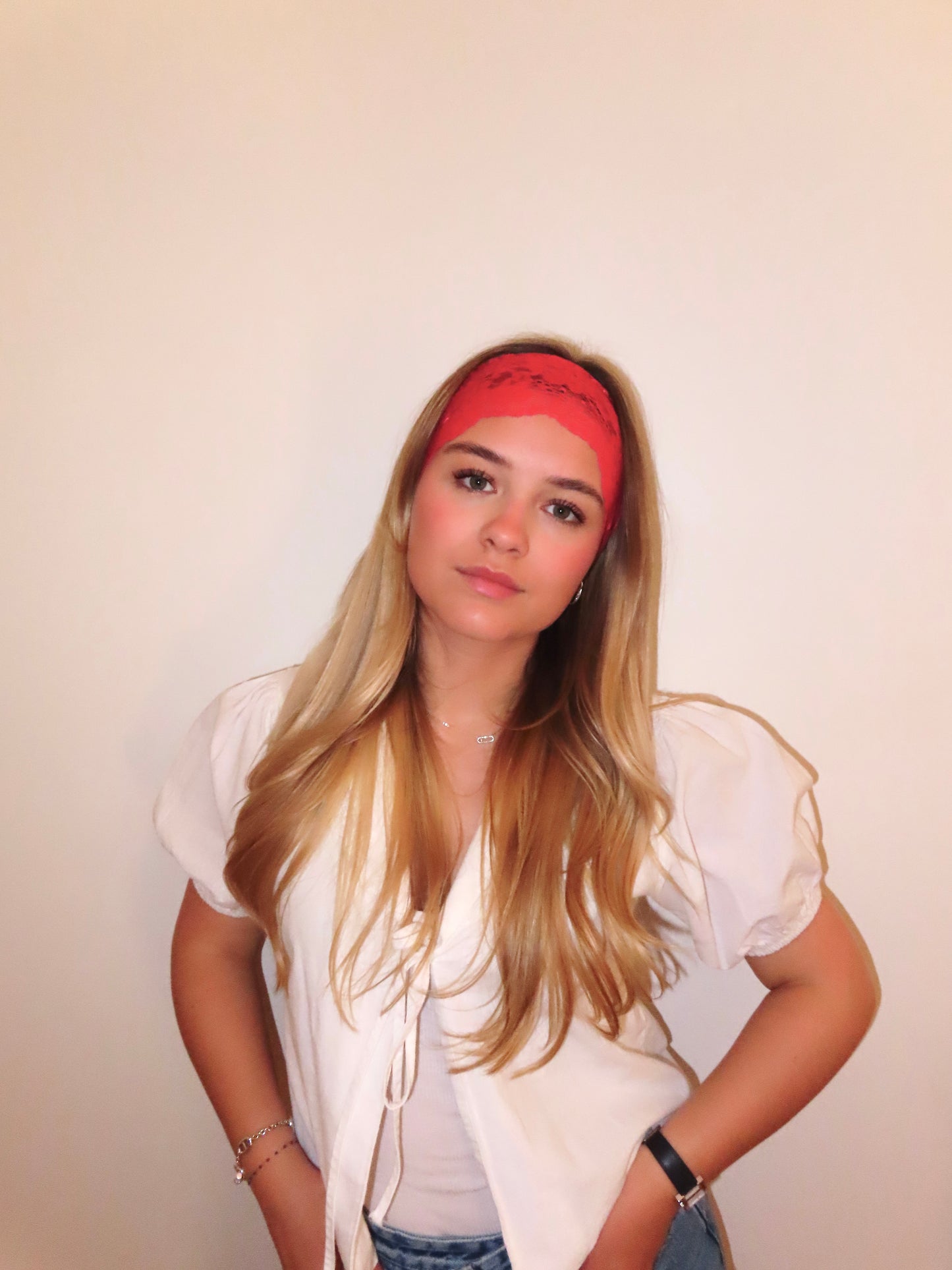 Bandeau Jane Rouge